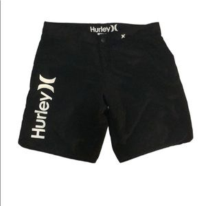 Hurley Black Board Shorts Juniors Size 3